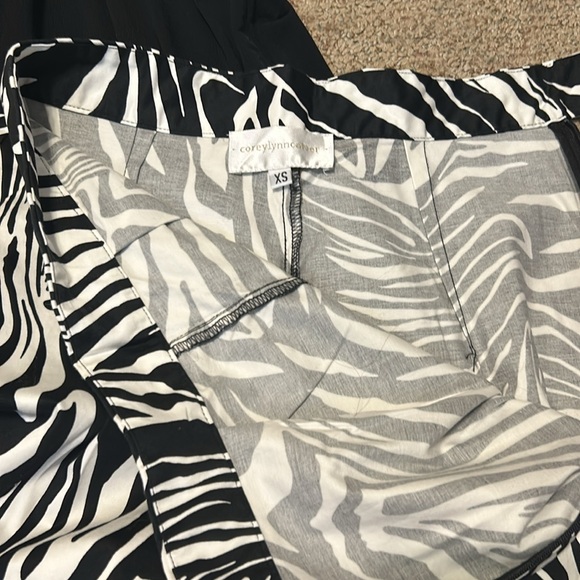 Anthropologie Corey Lynn
Calter Zebra-Striped Pants - Picture 8 of 9